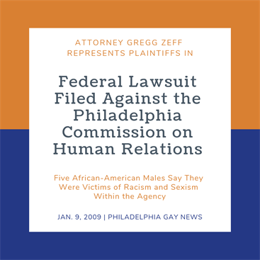 federal lawsuit filed against the philadelphia commission on human relations