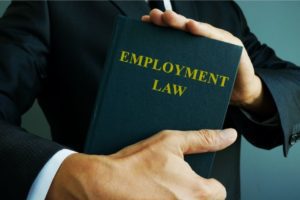 Employment law in the hands of a businessman.