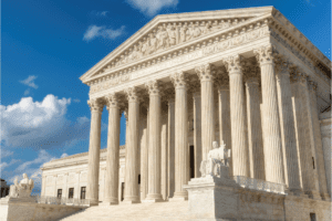 Supreme Court Building in Washington DC