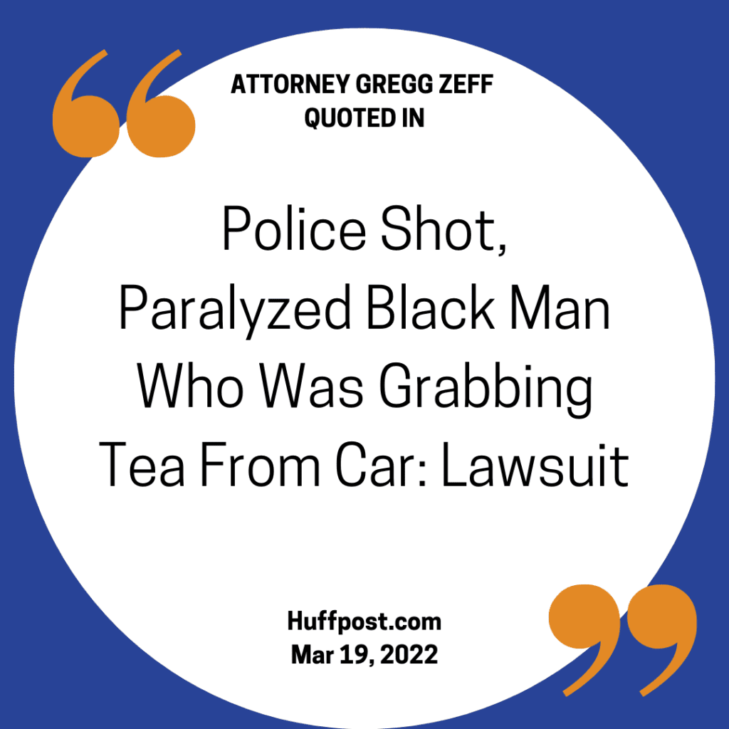 Police Shot, Paralyzed Black Man Who Was Grabbing Tea From Car