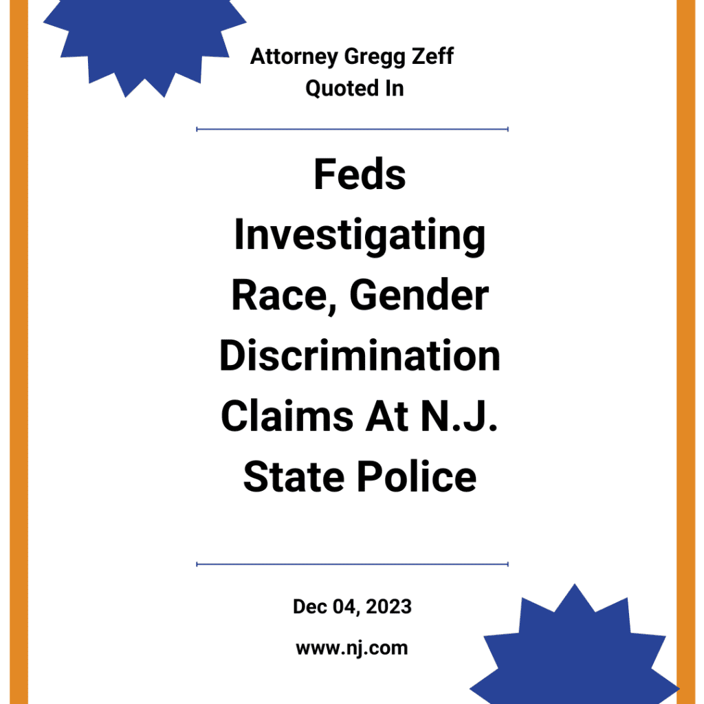 Feds Investigating Race, Gender Discrimination Claims At N.J. State Police (1)